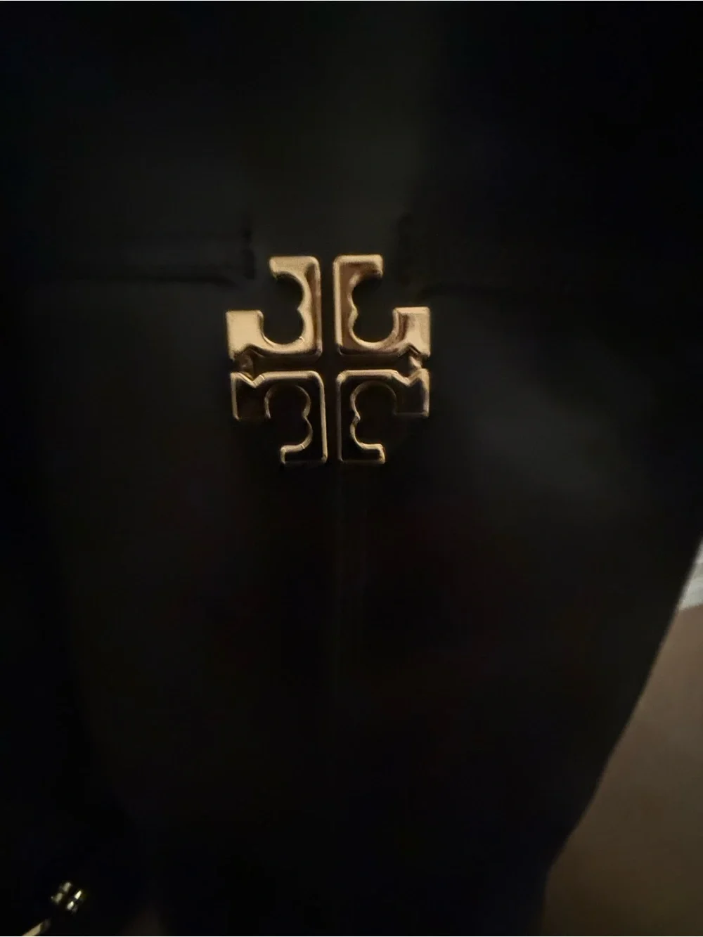 Tory Burch Riding Boots With Gold Logo